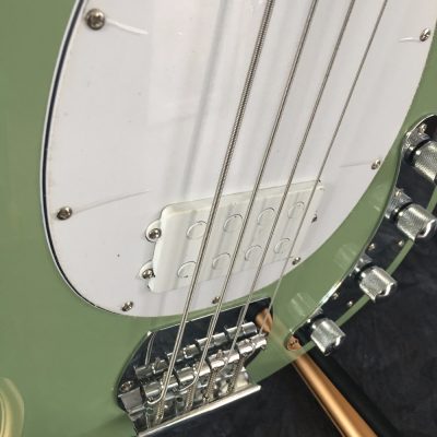Custom Aether Sting Sea Foam Green 4 String Bass - Image 13