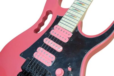 Custom Axis SVAI Jem Shocking Pink Guitar - Image 5