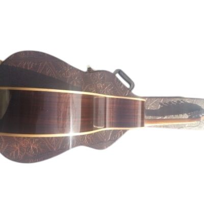 Custom Vertex OM D45 Acoustic Solid Spruce Top Flower Abalone Inlay Guitar - Image 7