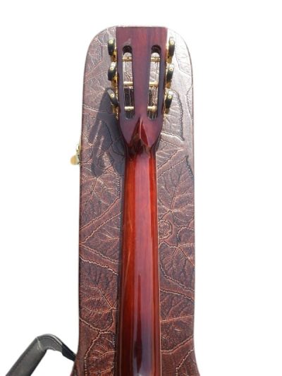 Custom Vertex OM D45 Acoustic Solid Spruce Top Flower Abalone Inlay Guitar - Image 9