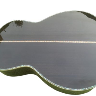 Custom Vertex D45 Classic Solid Spruce Top Flower Abalone Acoustic Guitar Sunburst - Image 7