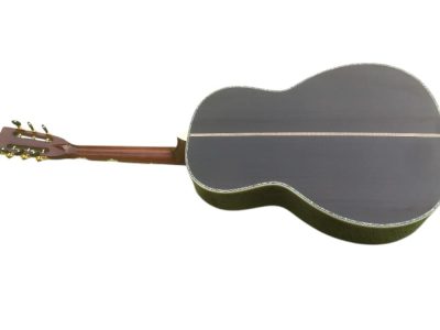 Custom Vertex D45 Classic Solid Spruce Top Flower Abalone Acoustic Guitar Sunburst - Image 8