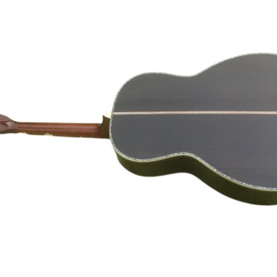 Custom Vertex D45 Classic Solid Spruce Top Flower Abalone Acoustic Guitar Sunburst - Image 8