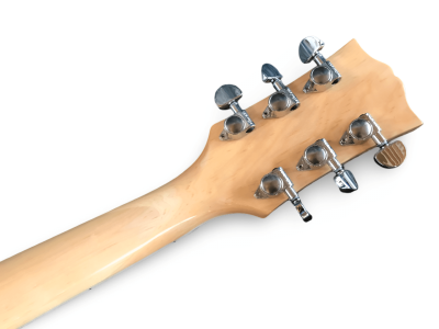 Custom Crown Aqua Teal Traditional Flame Maple Top Guitar - Image 3