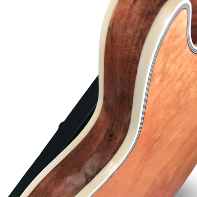 Custom Crown Aqua Teal Traditional Flame Maple Top Guitar - Image 4