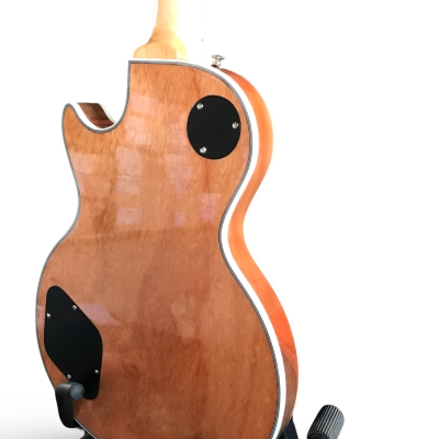 Custom Crown Aqua Teal Traditional Flame Maple Top Guitar - Image 5