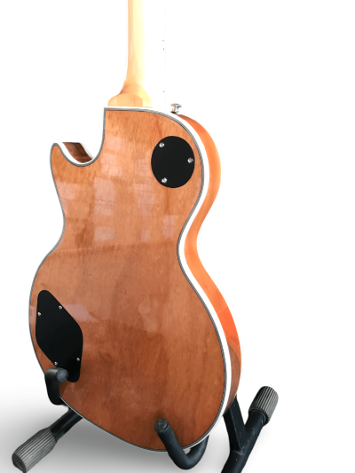 Custom Crown Aqua Teal Traditional Flame Maple Top Guitar - Image 5