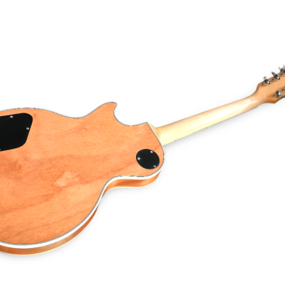 Custom Crown Aqua Teal Traditional Flame Maple Top Guitar - Image 7