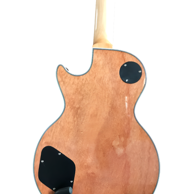 Custom Crown Aqua Teal Traditional Flame Maple Top Guitar - Image 8