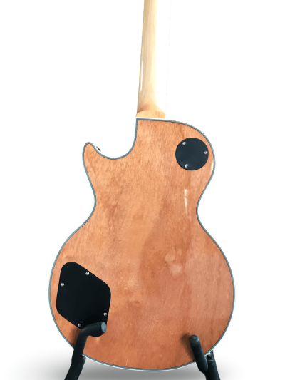 Custom Crown Aqua Teal Traditional Flame Maple Top Guitar - Image 8