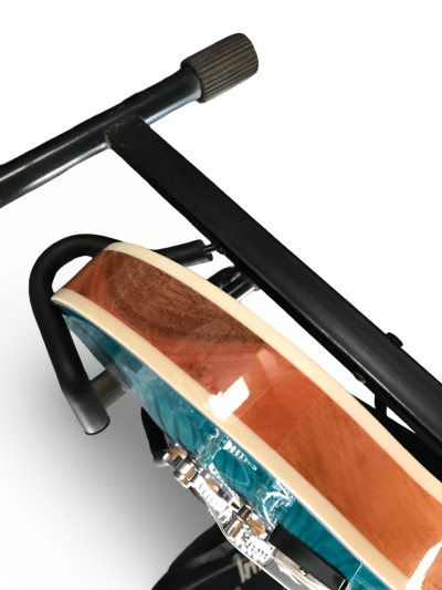 Custom Crown Aqua Teal Traditional Flame Maple Top Guitar - Image 15