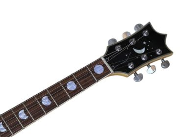 Custom Tribal Yellow Silver Moonsault Electric Guitar - Image 6