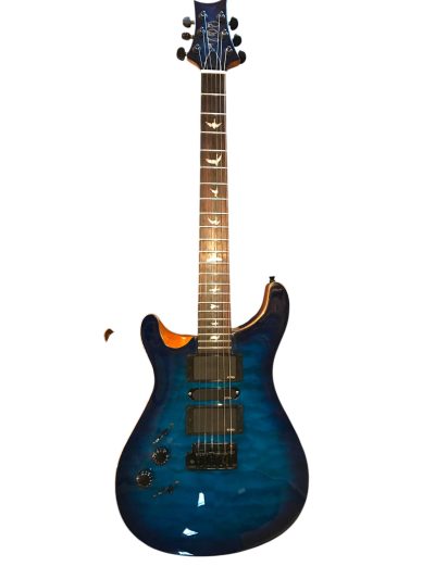 Custom Monarch SE Quilted Maple Top Faded Blue Guitar - Image 2