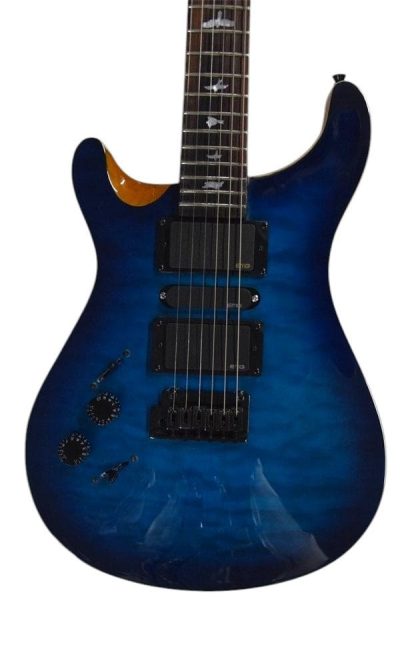 Custom Monarch SE Quilted Maple Top Faded Blue Guitar
