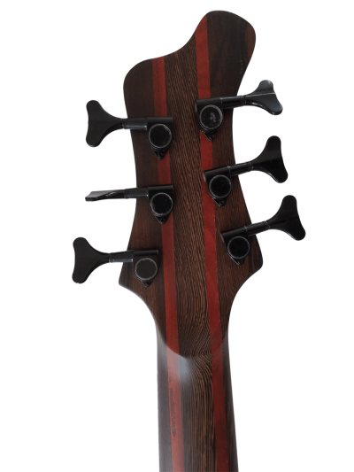 Custom Onyx Patriot Multi Scale Fanned Fret Flamed Maple 6 String Bass - Image 10