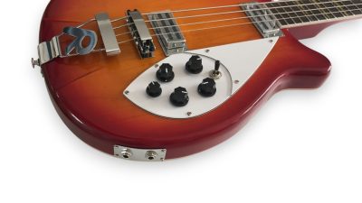 Custom Nova 4005V Fireglo 22 Frets 4 String Bass - Image 5