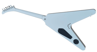 Custom Crown Explorer Flying V Neilsen Checkerboard Guitar - Image 4