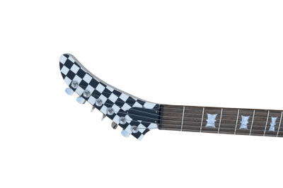 Custom Crown Explorer Flying V Neilsen Checkerboard Guitar - Image 6