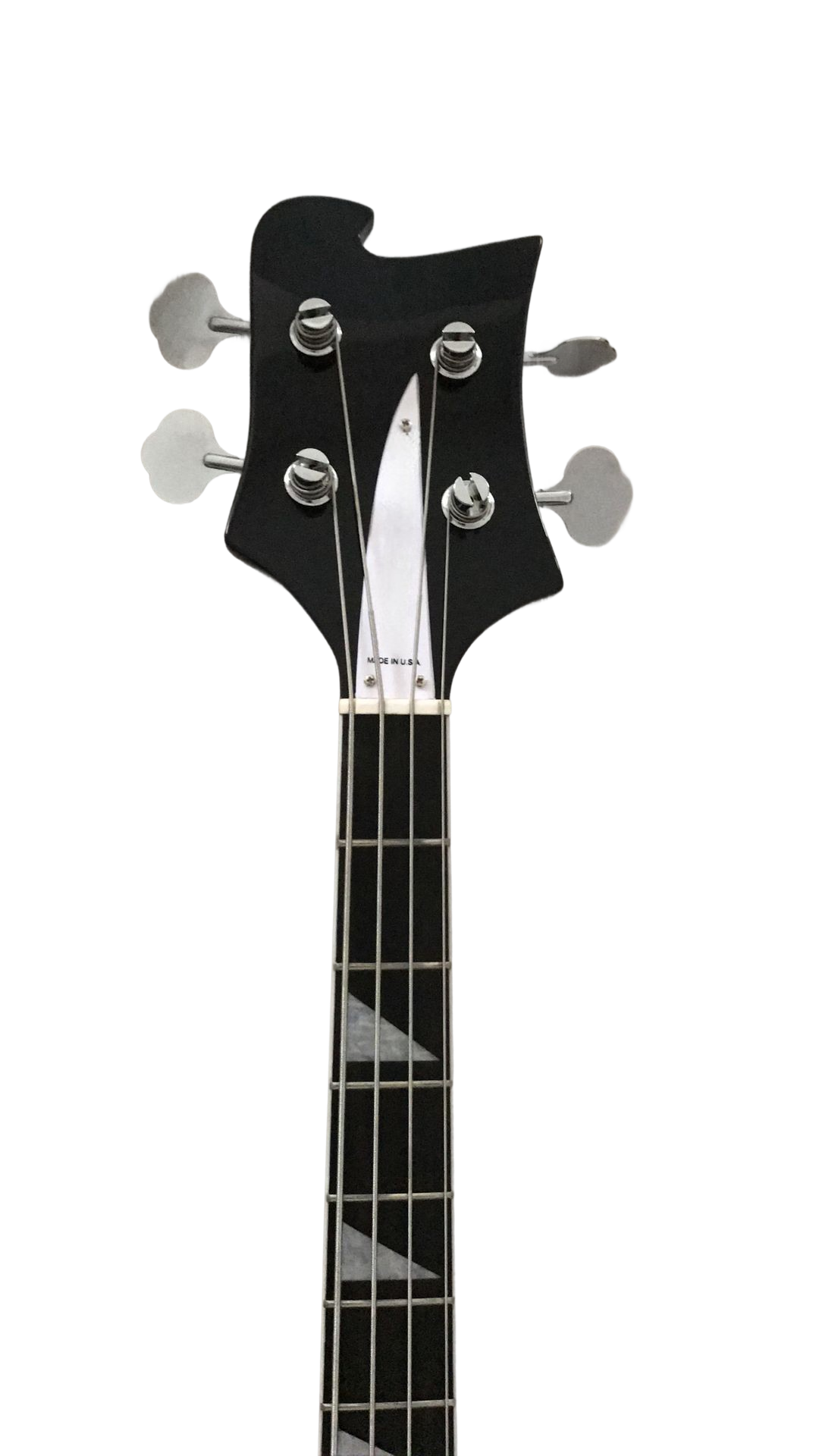 Custom Nova 4005 Jetglo Black 4 String Semi Hollow Bass - Image 3
