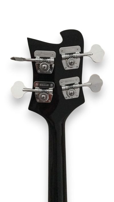 Custom Nova 4005 Jetglo Black 4 String Semi Hollow Bass - Image 6