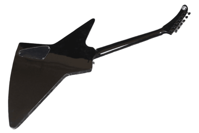 Custom Obsidian James Man to Wolf Exp MX250 Black Guitar - Image 9