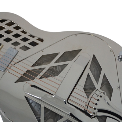 Custom Cobalt Resonator Metal II Acoustic Guitar Resophonic - Image 5