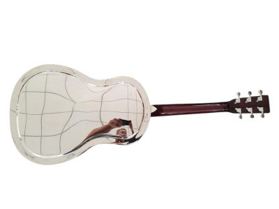 Custom Cobalt Resonator Metal Acoustic Guitar Resophonic Single Cone - Image 5