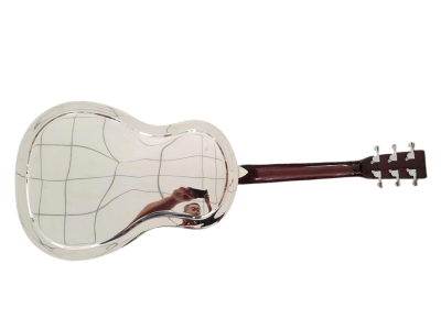 Custom Cobalt Resonator Metal Acoustic Guitar Resophonic Single Cone - Image 6