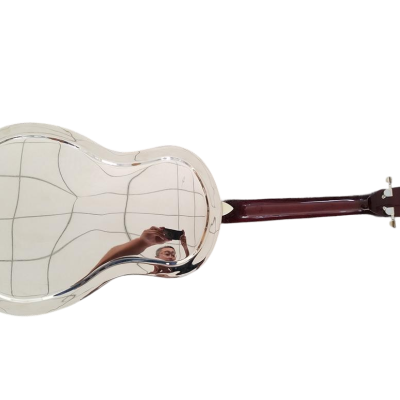 Custom Cobalt Resonator Metal Acoustic Guitar Resophonic Single Cone - Image 6