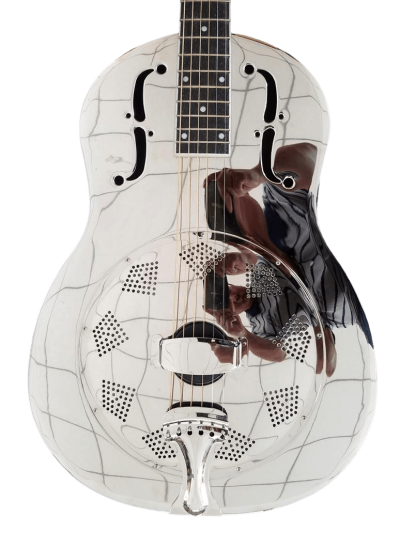 Custom Cobalt Resonator Metal Acoustic Guitar Resophonic Single Cone - Image 2