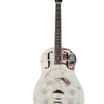Custom Cobalt Resonator Metal Acoustic Guitar Resophonic Single Cone - Image 10