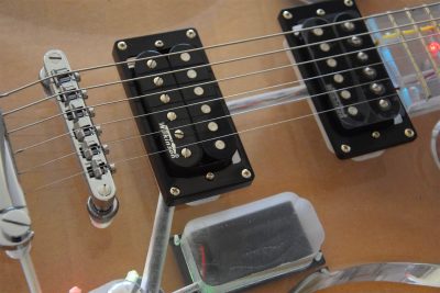 Custom Axis Iceman Plexiglass Jem Acrylic Multi Colored Led Guitar - Image 18