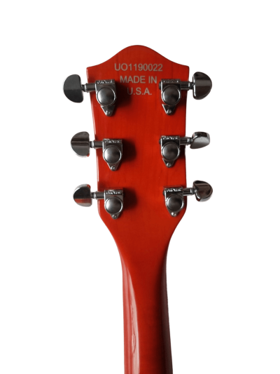 Custom Sovereign Setzer G6120 SSC Orange Guitar - Image 4
