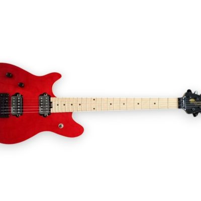Custom Aether Left Handed Red Flame Maple Wolfgang Tremolo Guitar - Image 7
