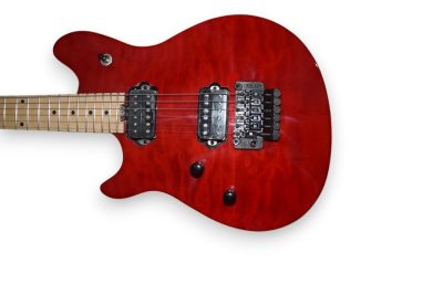 Custom Aether Left Handed Red Flame Maple Wolfgang Tremolo Guitar - Image 8