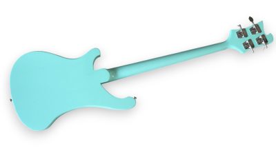 Custom Nova 4003 Teal Rosewood Fretboard Bass - Image 4