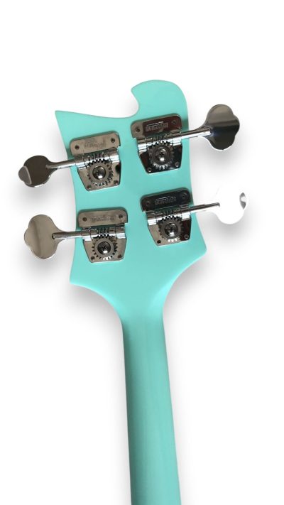 Custom Nova 4003 Teal Rosewood Fretboard Bass - Image 5