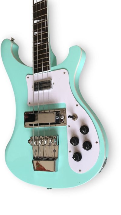 Custom Nova 4003 Teal Rosewood Fretboard Bass