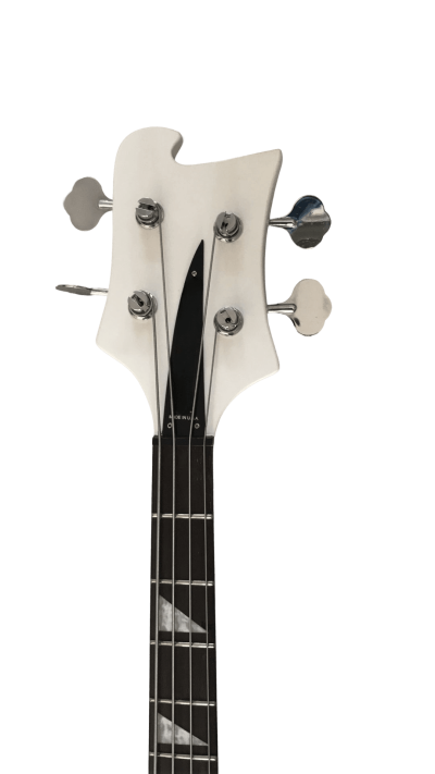 Custom Nova 4003 Tuxedo White 4 String Bass - Image 3