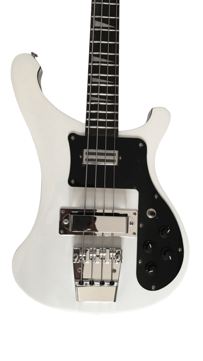 Custom Nova 4003 Tuxedo White 4 String Bass