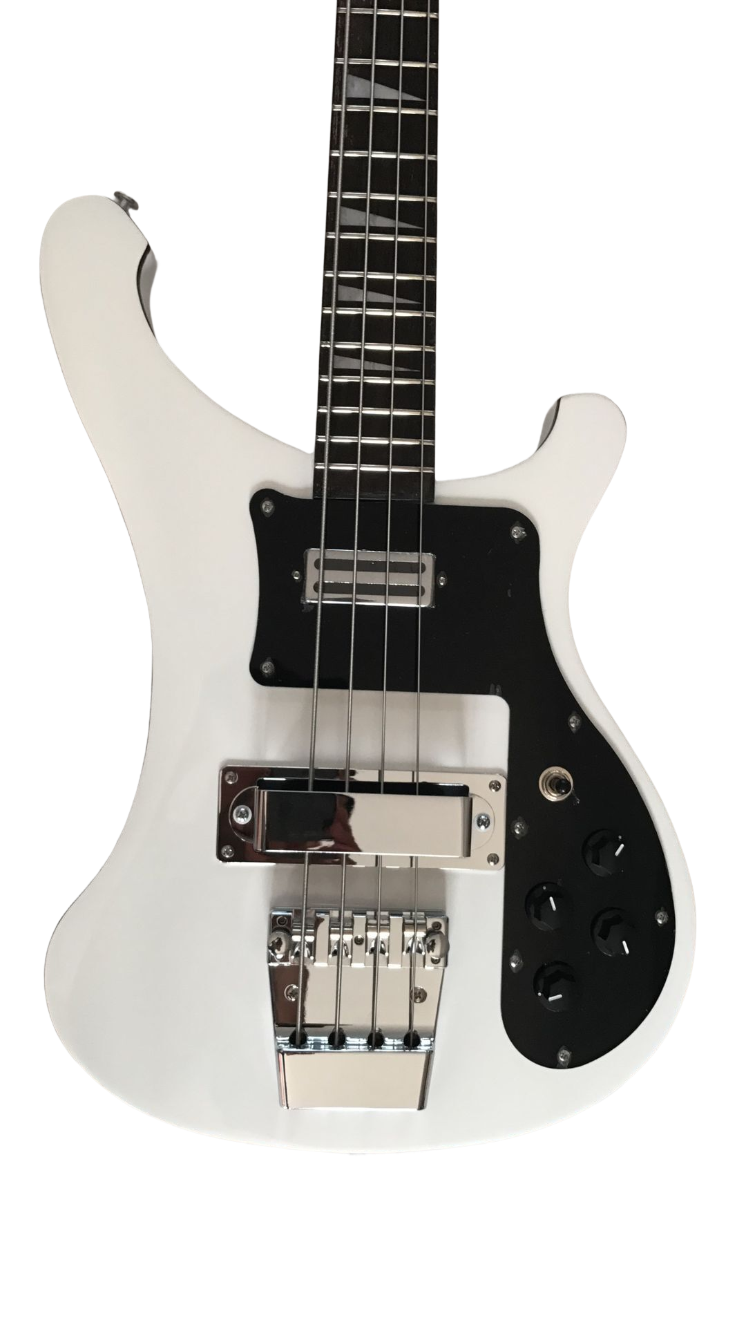 Custom Nova 4003 Tuxedo White 4 String Bass