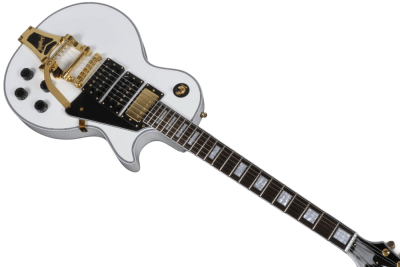 Custom Crown Murphy White 3 Pickups Bigsby Tremolo Guitar - Image 3
