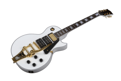Custom Crown Murphy White 3 Pickups Bigsby Tremolo Guitar - Image 9