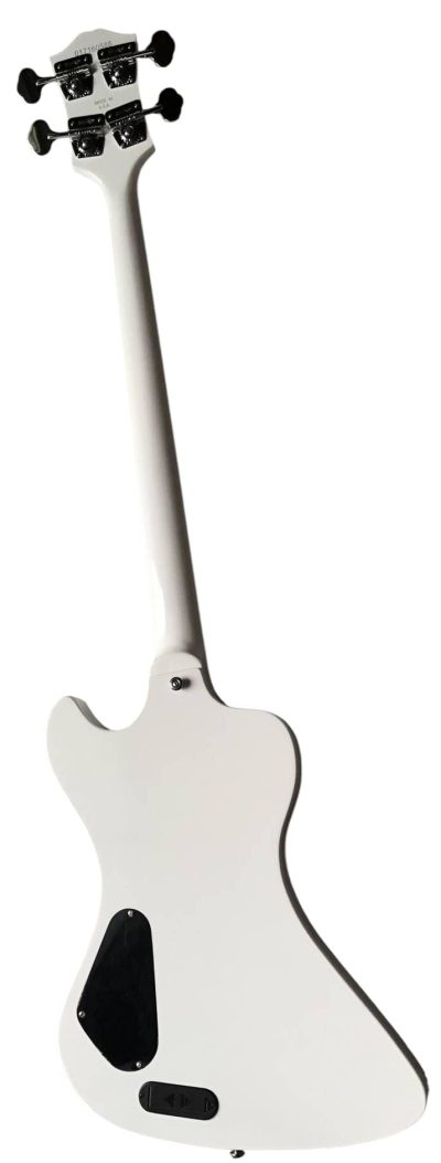 Custom Crown White Krist Thunderbird 4 String Bass - Image 3