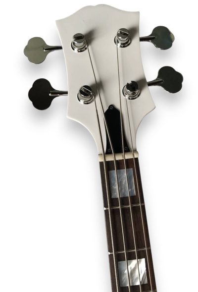Custom Crown White Krist Thunderbird 4 String Bass - Image 9