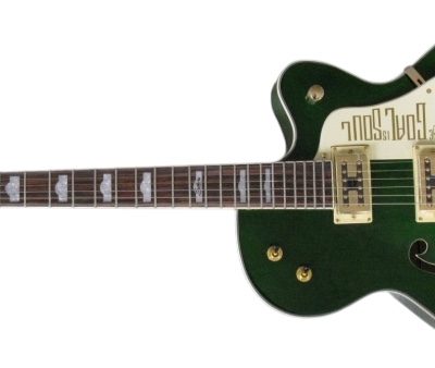 Custom Sovereign G6136I Bono Irish Falcon Goal Is Soul Green Fhole Guitar - Image 6