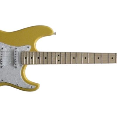 Custom Regent Dave Monaco Yellow Tremolo Electric Guitar - Image 8