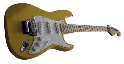 Custom Regent Dave Monaco Yellow Tremolo Electric Guitar - Image 6