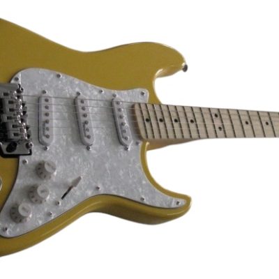 Custom Regent Dave Monaco Yellow Tremolo Electric Guitar - Image 6