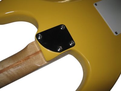 Custom Regent Dave Monaco Yellow Tremolo Electric Guitar - Image 4
